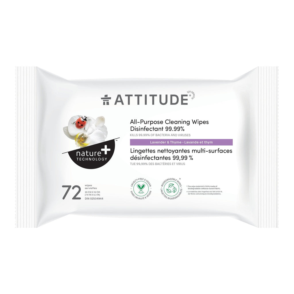 wtlmory Nature+ All-Purpose Cleaning Wipes Disinfectant 99.99% Lavender and thyme 17910_en?_main? 1 unit
