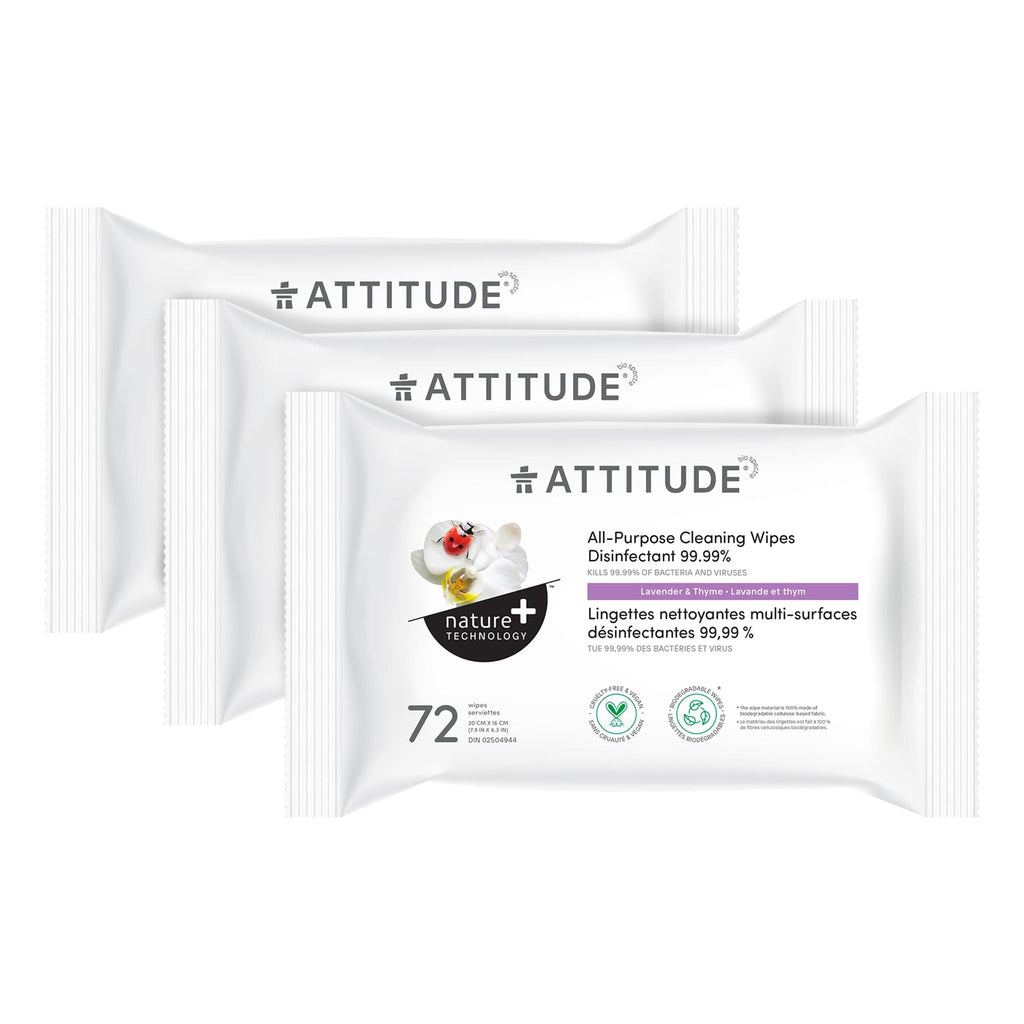 wtlmory Nature+ All-Purpose Cleaning Wipes Disinfectant 99.99% Lavender and thyme BDL_3_17910_en?_main? 3 units (24% discount)