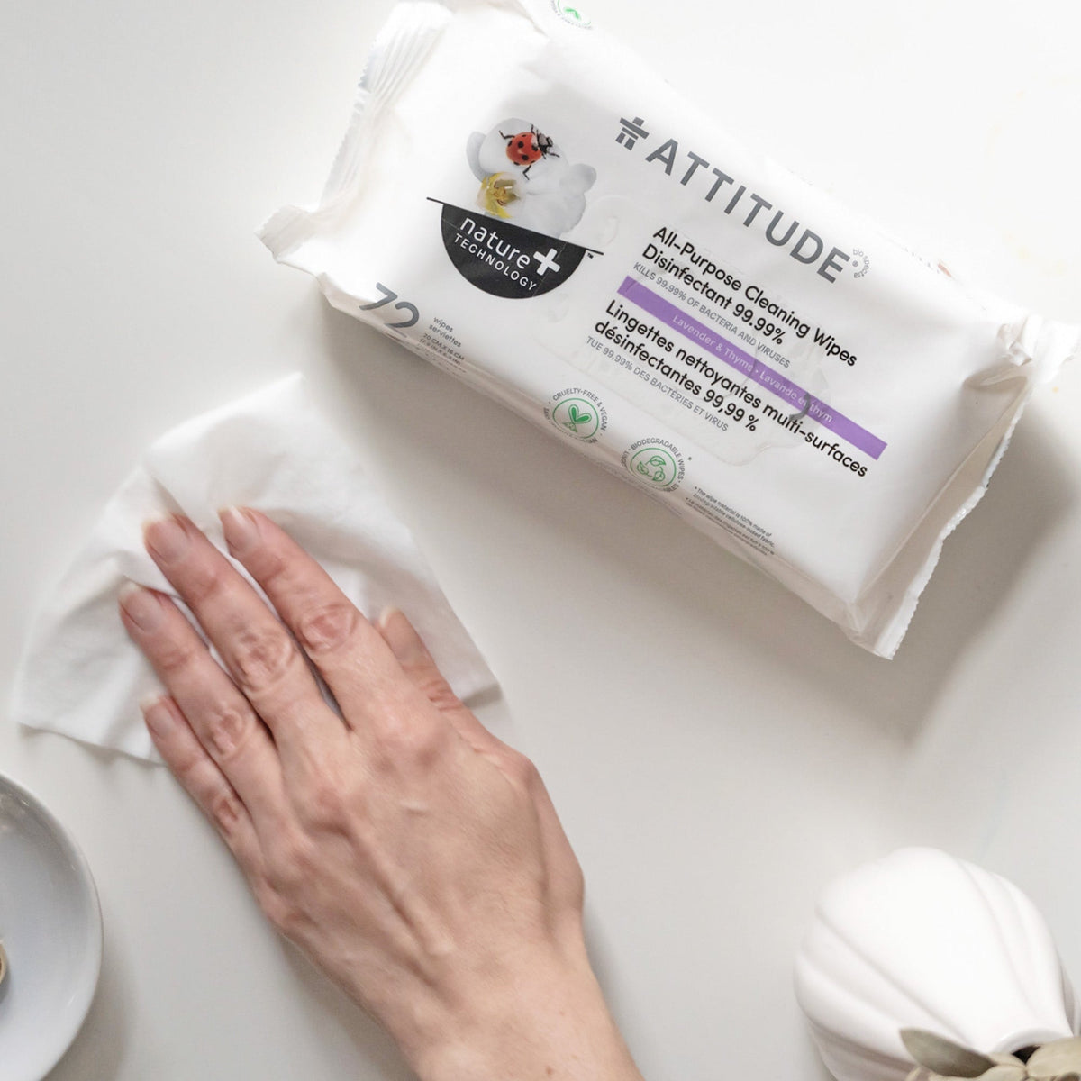 wtlmory Nature+ All-Purpose Cleaning Wipes Disinfectant 99.99% Lavender and thyme _en?_hover? ALL_VARIANTS