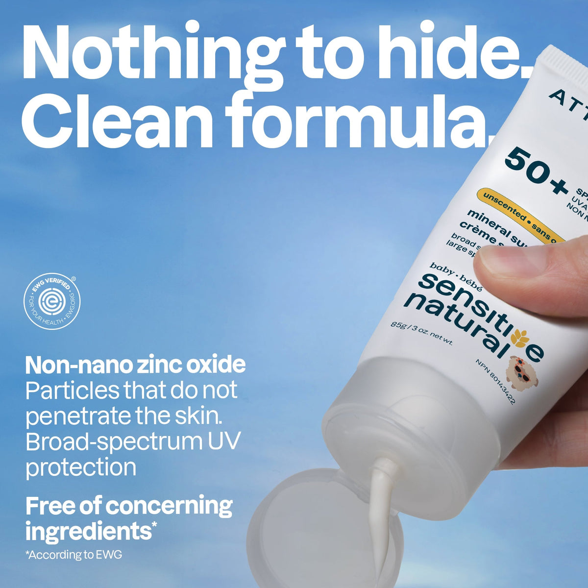 Baby Mineral Sunscreen - Spf 50 Sensitive Skin