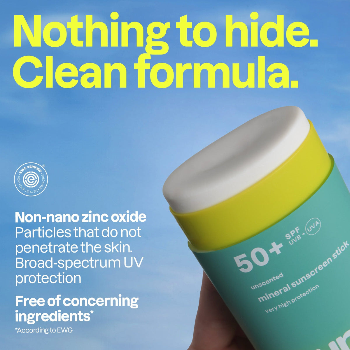 Mineral Sunscreen Stick - Spf 50