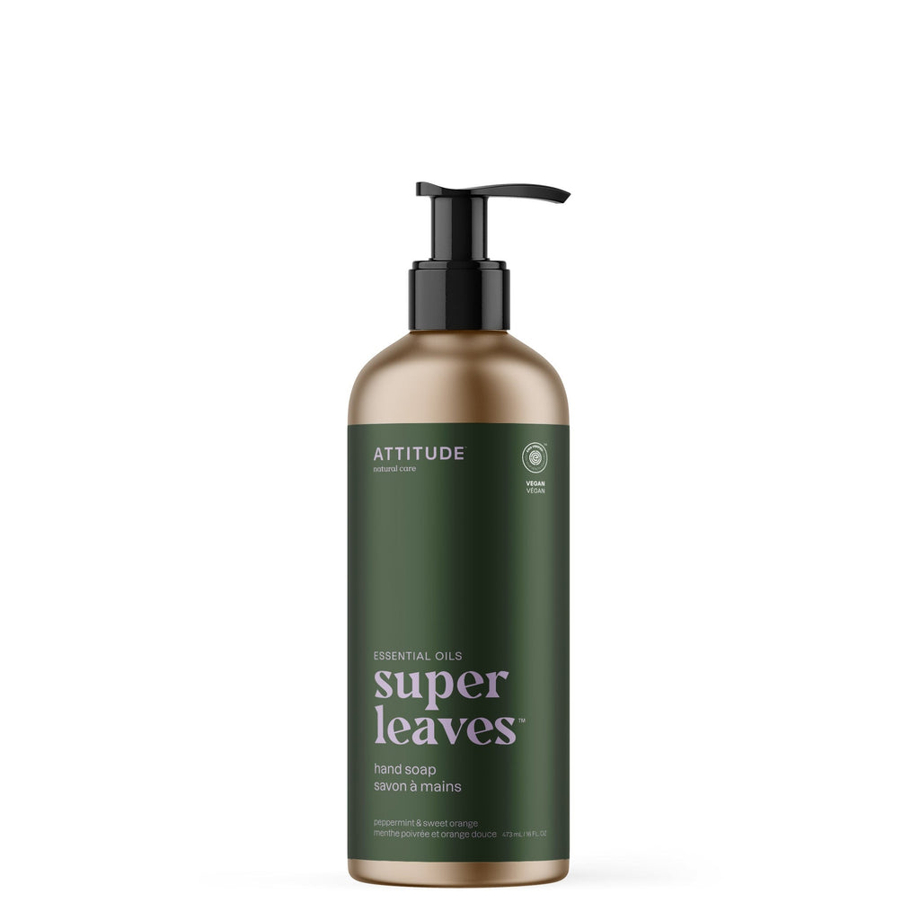 wtlmory Super Leaves Essential oils hand soap Peppermint and sweet orange 19094_en?_main? 473mL