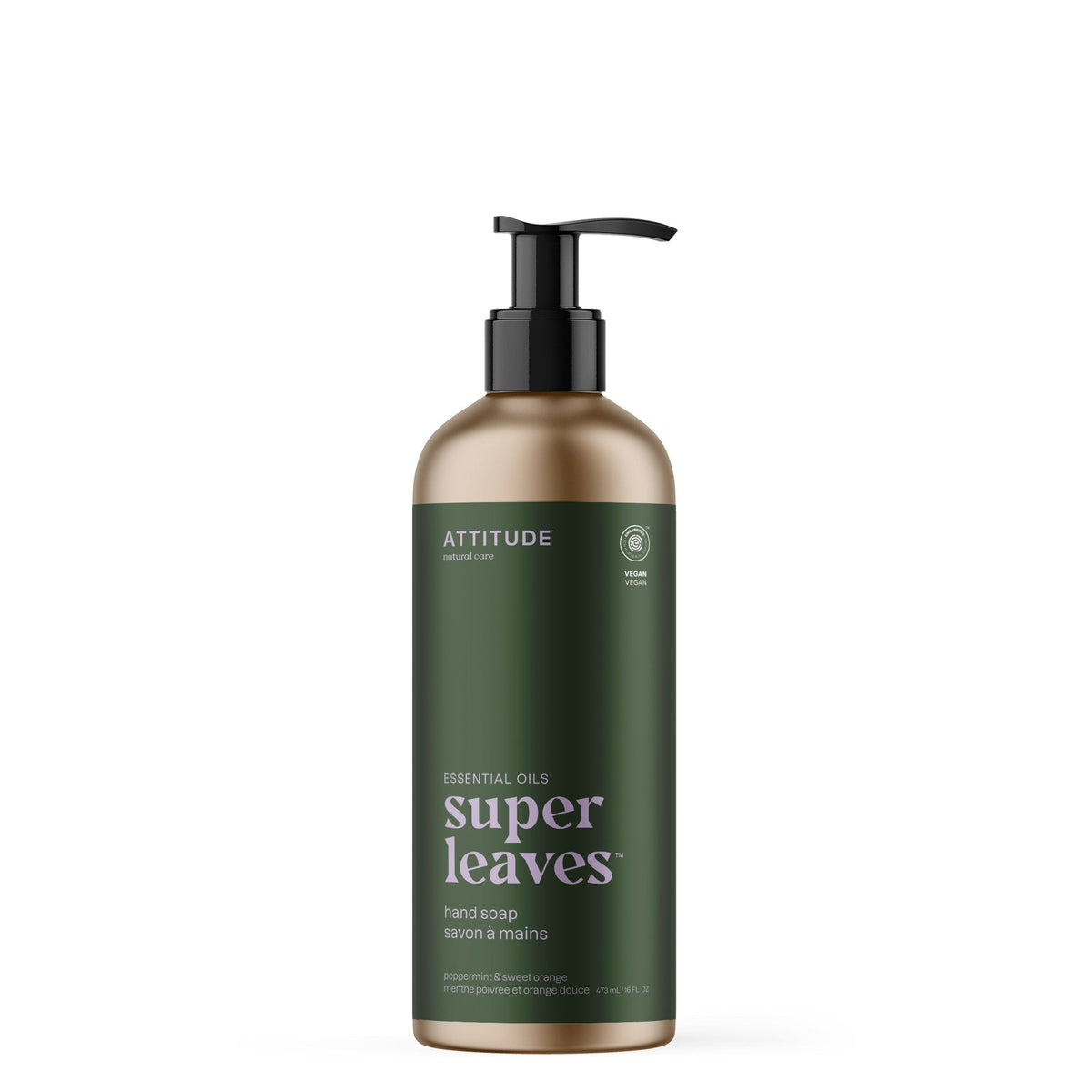 wtlmory Super Leaves Essential oils hand soap Peppermint and sweet orange 19094_en?_main? 473mL