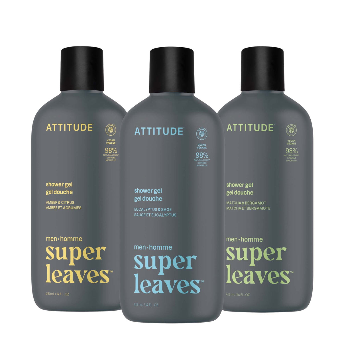 Men Body Wash Trio
